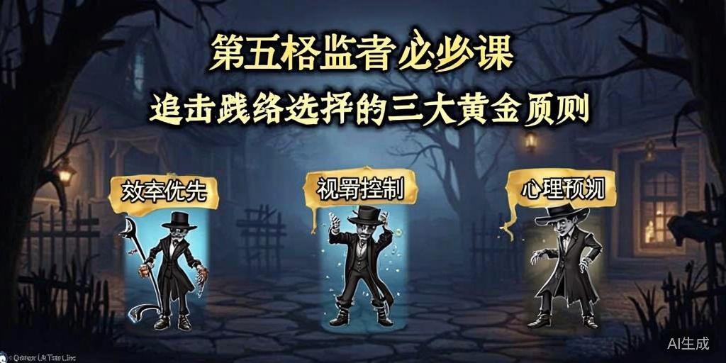 第五人格监管者必修课，追击路线选择的三大黄金原则 第1张